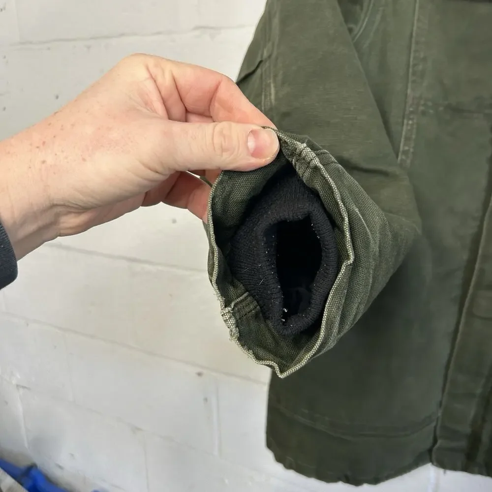 Vintage Carhartt Quilted Artic Duck Jacket “Green” CQ184 - Picture 9 of 13
